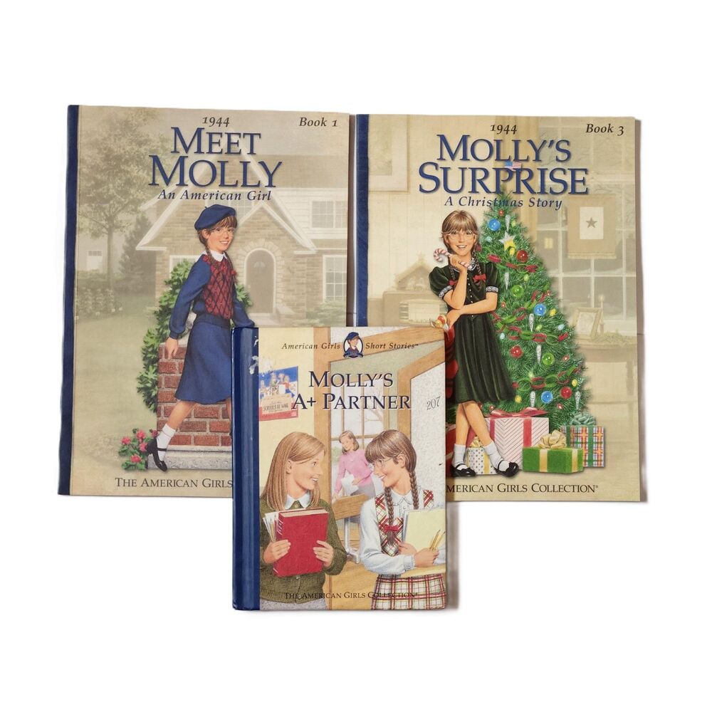 American Girl Molly Books Lot of 3 Meet Molly Surprise Partner